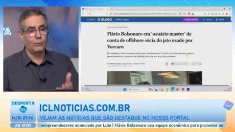 Flávio Bolsonaro era “usuário master” de conta offshore ligada a Vorcaro, por Fábio Pannunzio