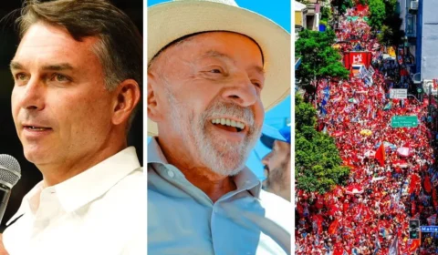 Flávio Bolsonaro pede cassação da chapa Lula-Alckmin e tenta censurar sindicatos