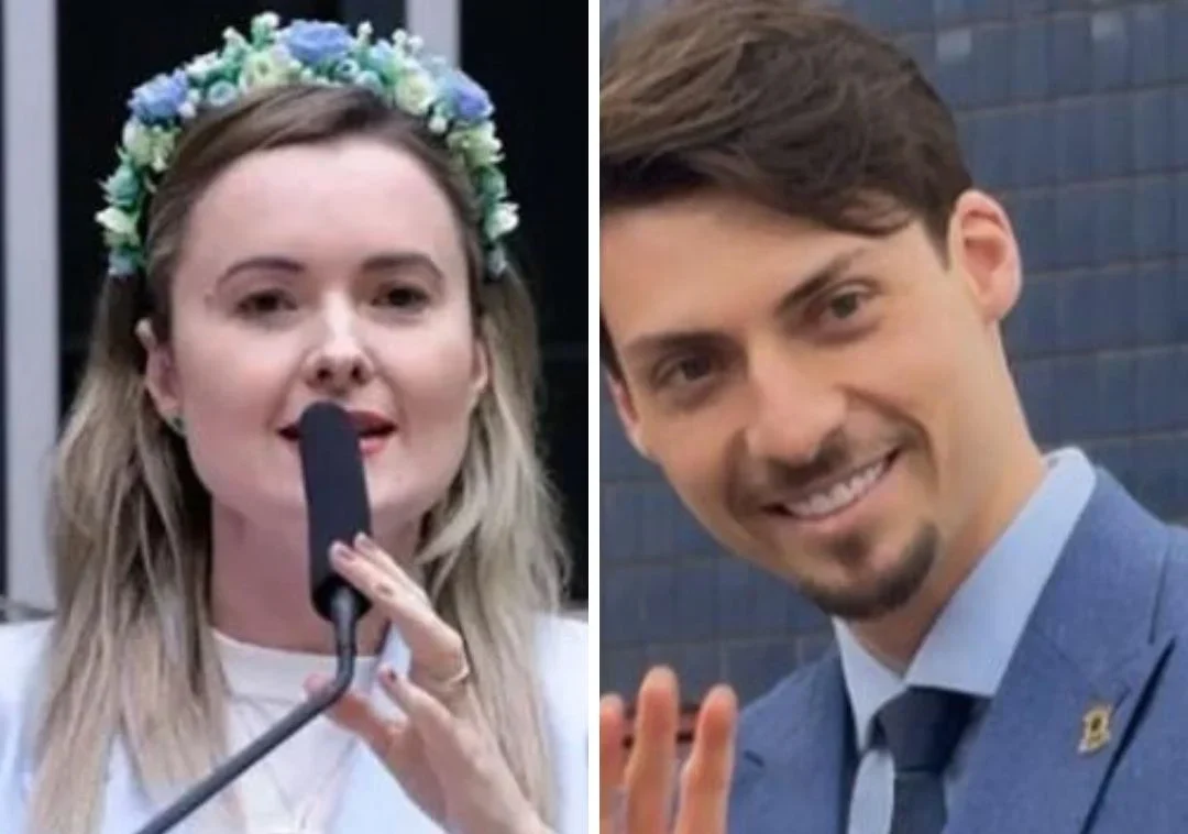 Júlia Zanatta e Jair Renan Bolsonaro, ambos do PL de Santa Catarina.