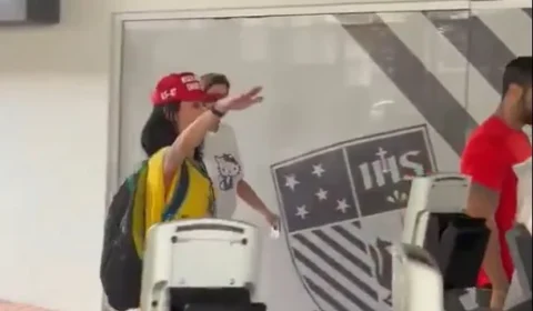 Mulher é filmada fazendo saudação nazista após votar no Rio de Janeiro; veja o vídeo