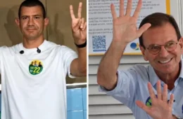 Douglas Ruas e Eduardo Paes disputarão o segundo turno no Rio