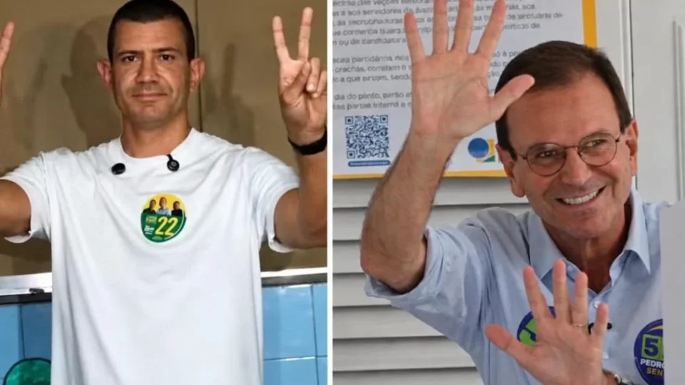 Douglas Ruas e Eduardo Paes disputarão o segundo turno no Rio