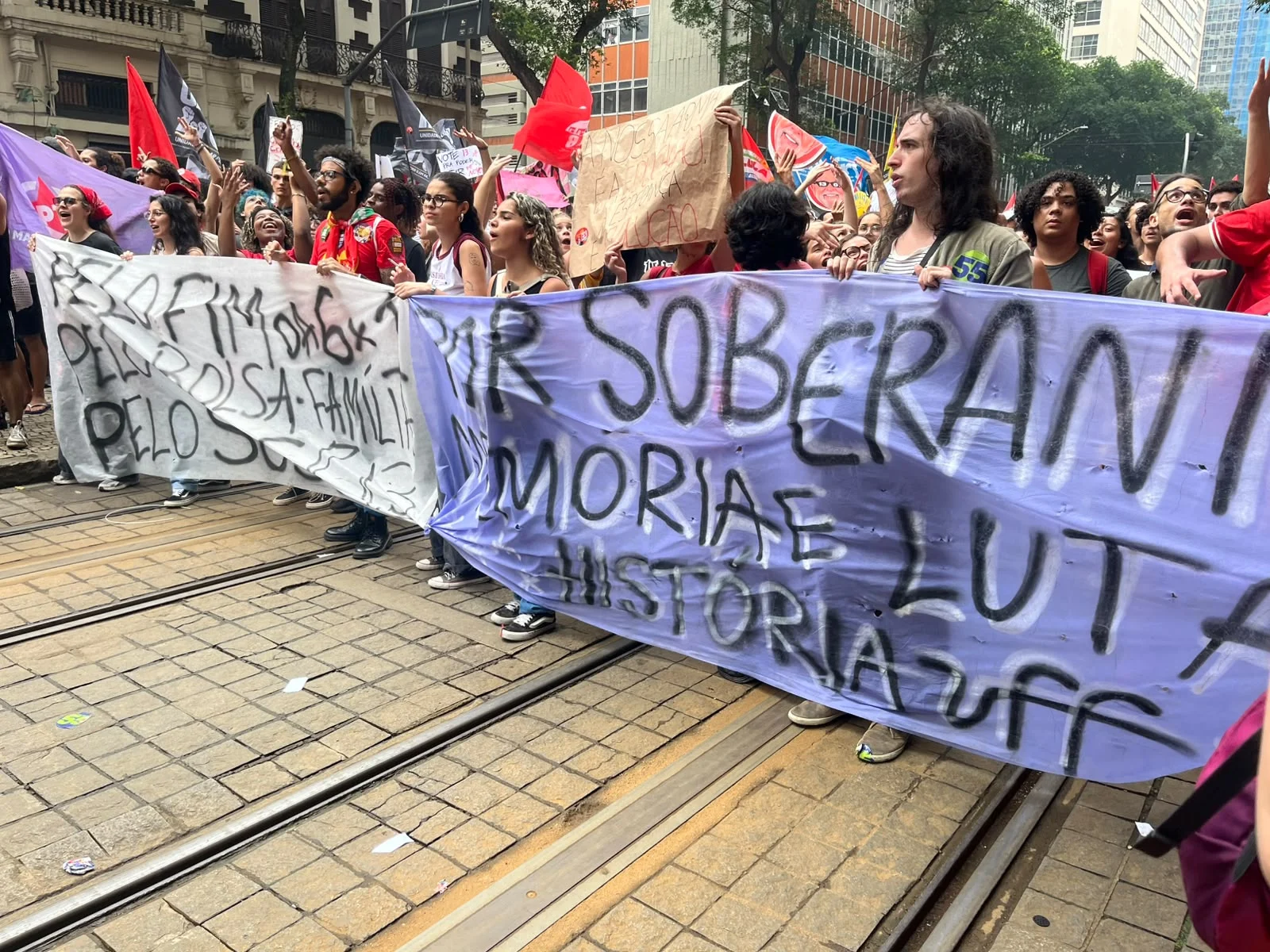 Ato fora Bolsonaro. Por: Ana Clara Ferreira
