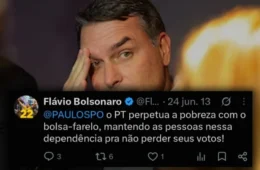 Flávio Bolsonaro apaga publicações atacando o Bolsa Família