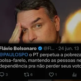 Flávio Bolsonaro apaga posts atacando Bolsa Família, que ele chamou de ‘bolsa-farelo’