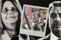 Ré por relação com milícia faz campanha para Flávio dando presentes a crianças