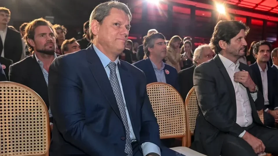 Lançamento do CNN Money teve Vorcaro e Tarcísio como convidados de honra