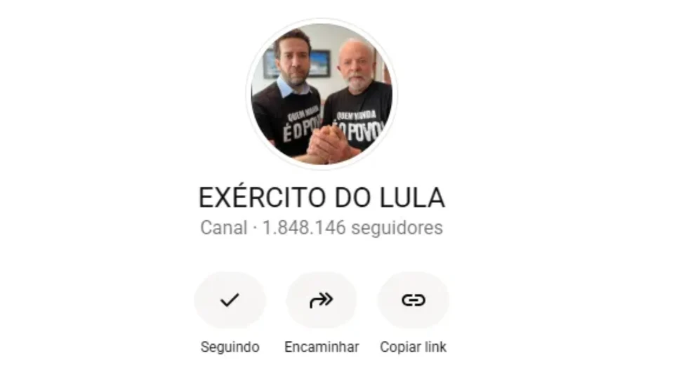 Campanha de Lula registra canal ‘Exército do Lula’ no TSE após ordem de suspensão