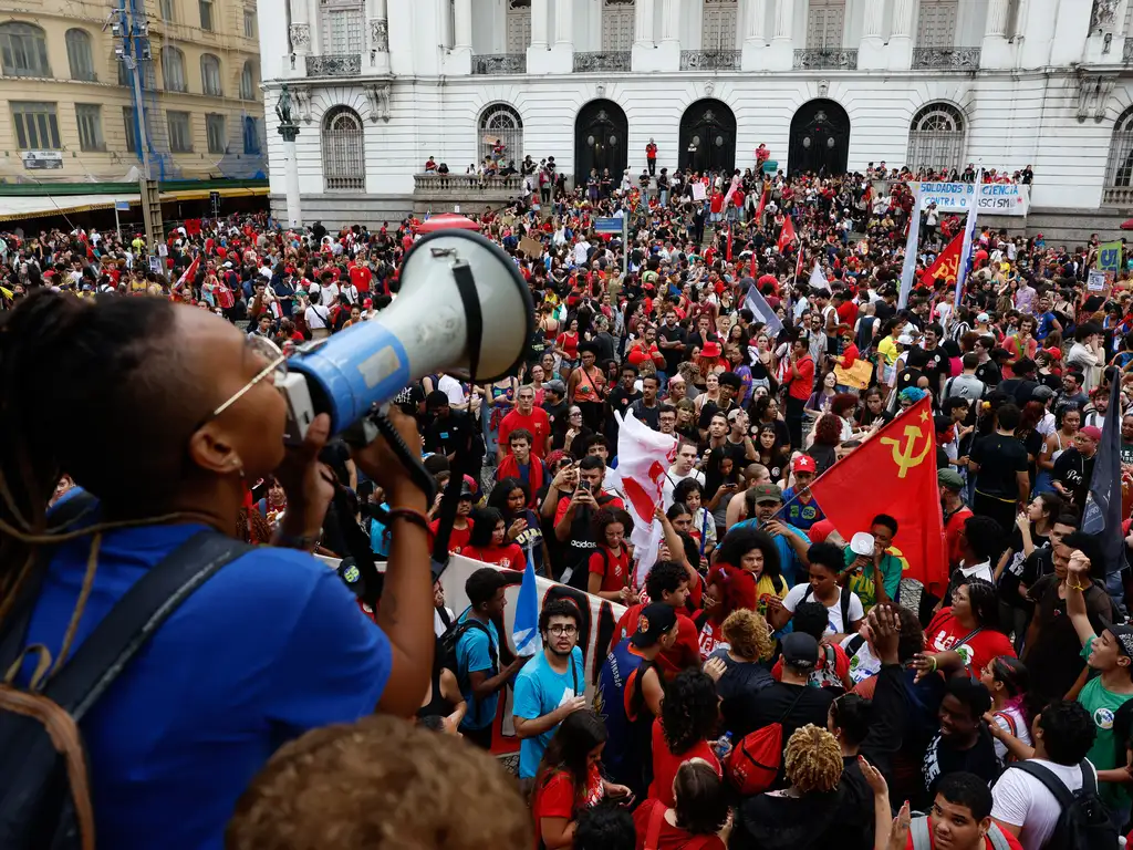 manifestações, estudantes, Rio