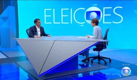 Em sabatina, Flávio foge de perguntas, espalha fake news e troca acusações sobre Vorcaro