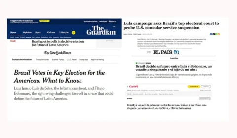 Jornais dizem que voto no Brasil define geopolítica na América Latina