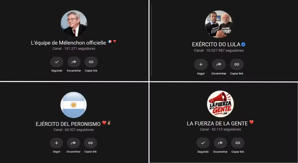 Grupos inspirados no 'Exército de Janones' crescem nas redes. — Foto: Reprodução/Caixa
