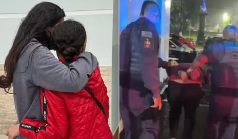 Menina de 10 anos sequestrada pelo pai é resgatada após piscar para policial