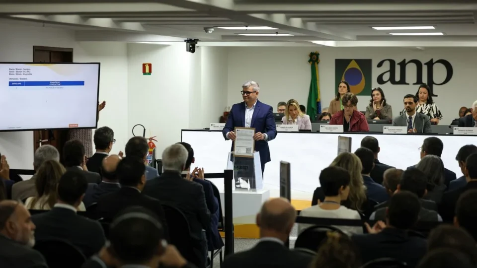 Maior leilão do pré-sal termina com sete dos 13 blocos arrematados