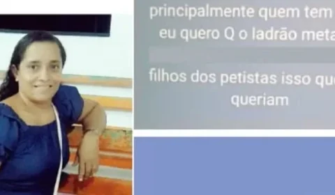 Professora é afastada após incentivar violência sexual a filhos de eleitores de Lula