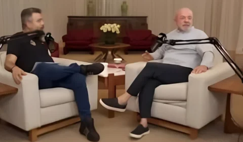 Podcast com Lula teve o triplo de audiência da live de Flávio Bolsonaro
