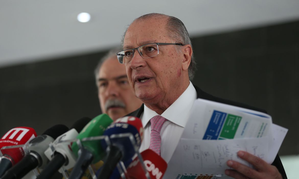 Vice-presidente e ministro Geraldo Alckmin