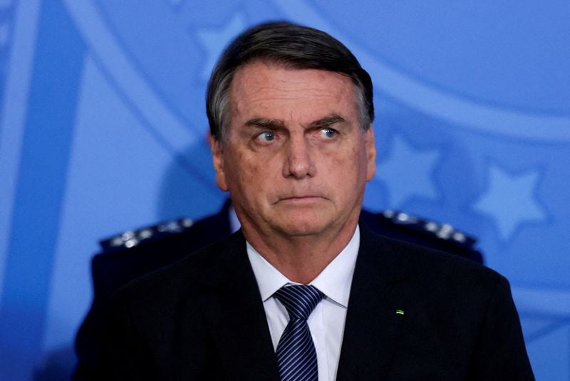 Acuado: Bolsonaro durante solenidade em 2022, ano em que teria planejado da um golpe de Estado. Ueslei Marcelino/Reuters