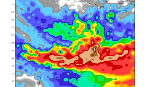 Ciclone vai reforçar instabilidade no clima, com muita chuva, vento e clima severo