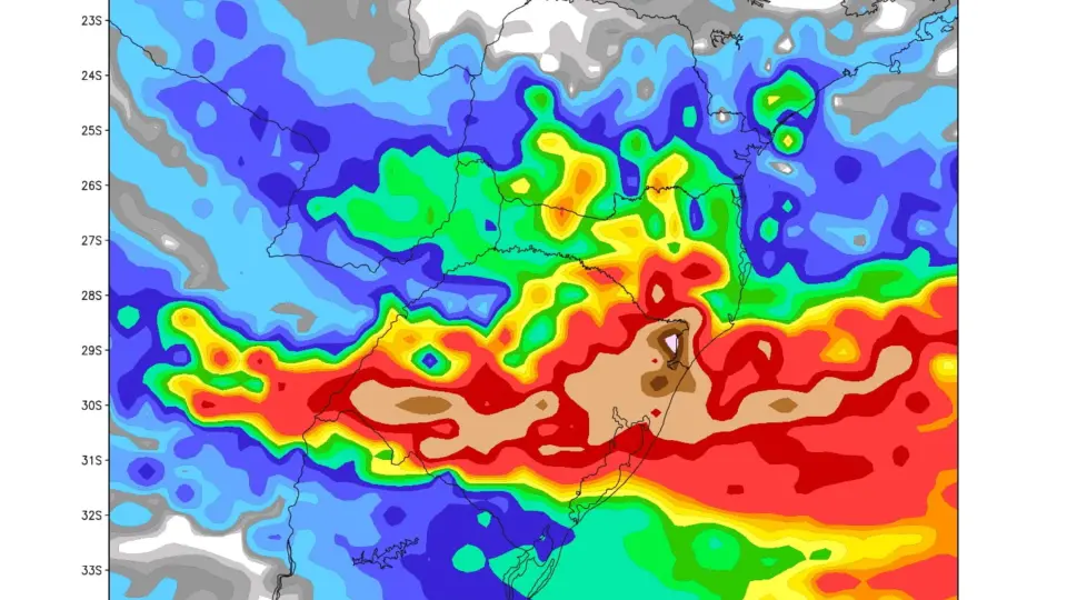 Ciclone vai reforçar instabilidade no clima, com muita chuva, vento e clima severo