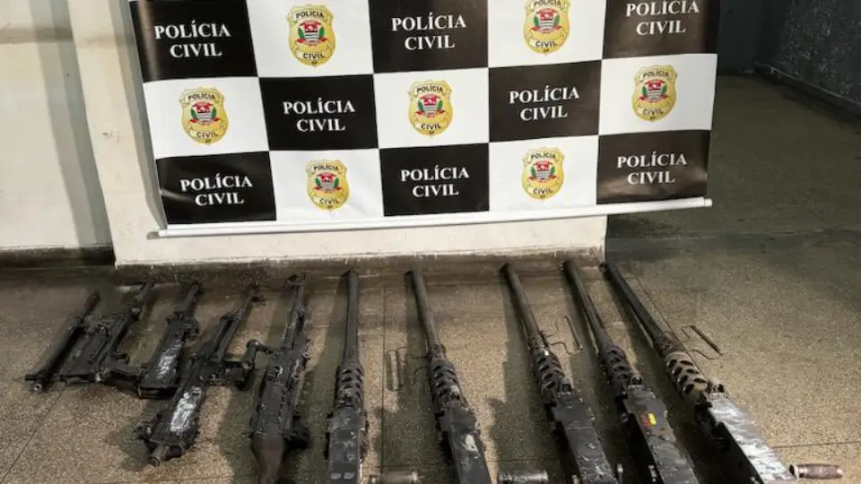 Polícia Civil de SP recupera nove armas furtadas do Arsenal de Guerra do Exército