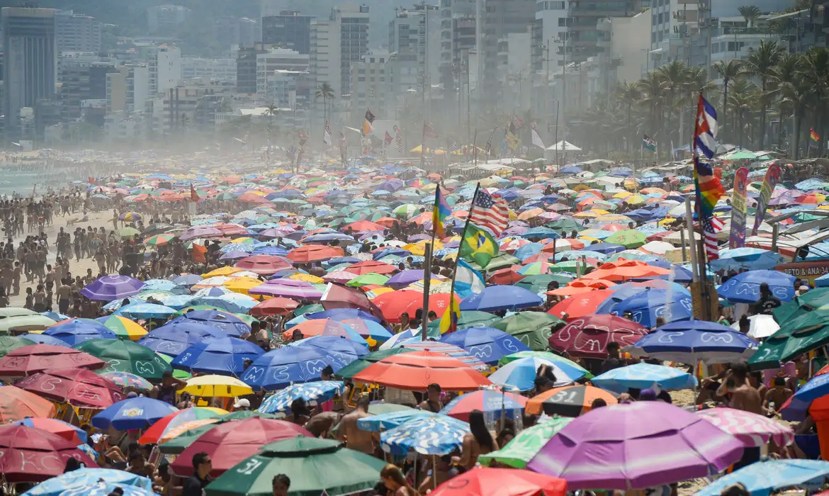 Calor e temporais