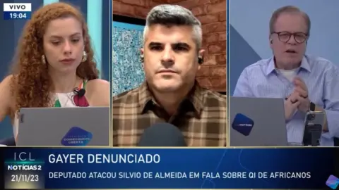 Chico Pinheiro fala sobre caso do deputado Gustavo Gayer: ‘Não resiste a três minutos de debate com o ministro Silvio Almeida’