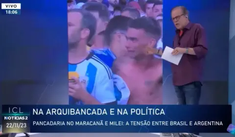 Chico Pinheiro comenta pancadaria em jogo entre Brasil e Argentina: ‘Podia ter morrido um monte de gente’