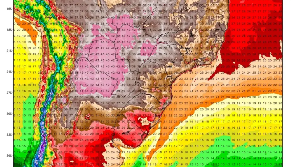 Forte onda de calor atinge as regiões Sudeste e Centro-Oeste do Brasil