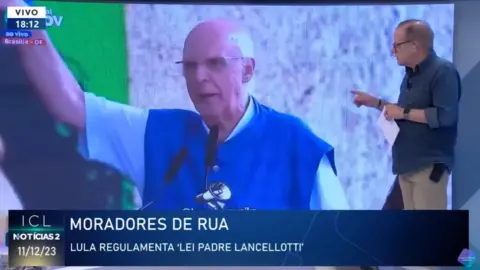 Chico Pinheiro, sobre Lei Padre Júlio Lancellotti: ‘Foi aprovada pelo Congresso e vetada pelo desgoverno Bolsonaro’