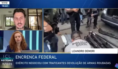 Demori, sobre devolução de armas roubadas do Exército: ‘A Polícia do Rio funciona na base da inteligência paralela’