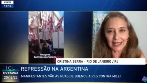 Cristina Serra, sobre protestos na Argentina: ‘Os hermanos são bons de briga’