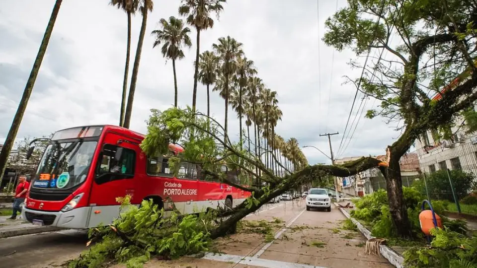 Inmet emite alerta de grande perigo de tempestades na Região Sul