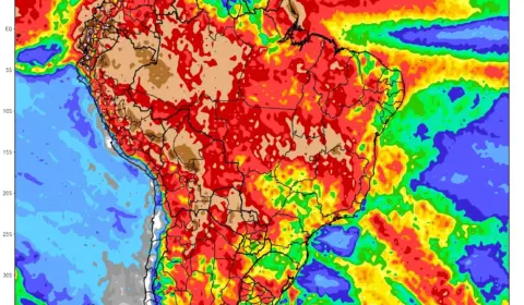 Brasil registra previsão de chuvas abundantes para os próximos dez dias