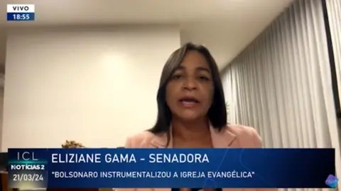 Eliziane Gama: ‘Quem fez menos pela igreja evangélica brasileira foi Bolsonaro’