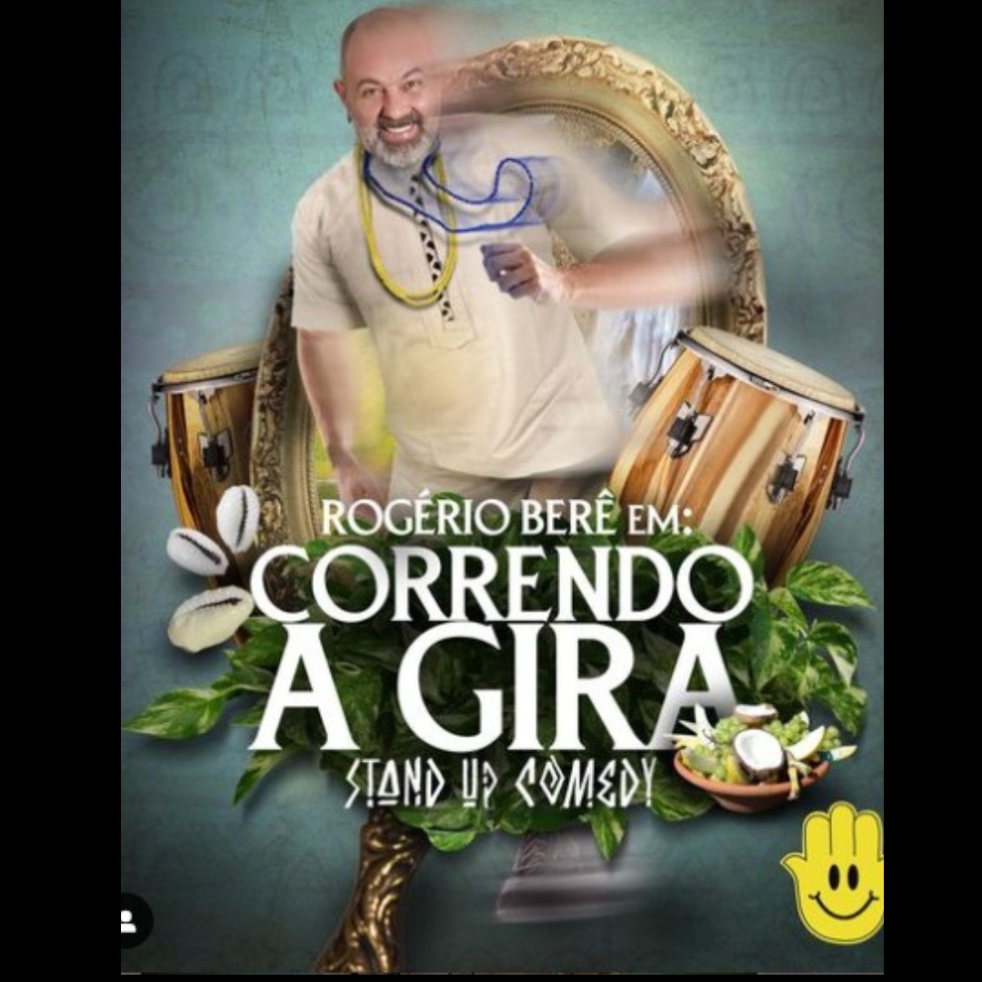 Cartaz de um dos shows solos de um integrante do grupo Umbanda Comedy