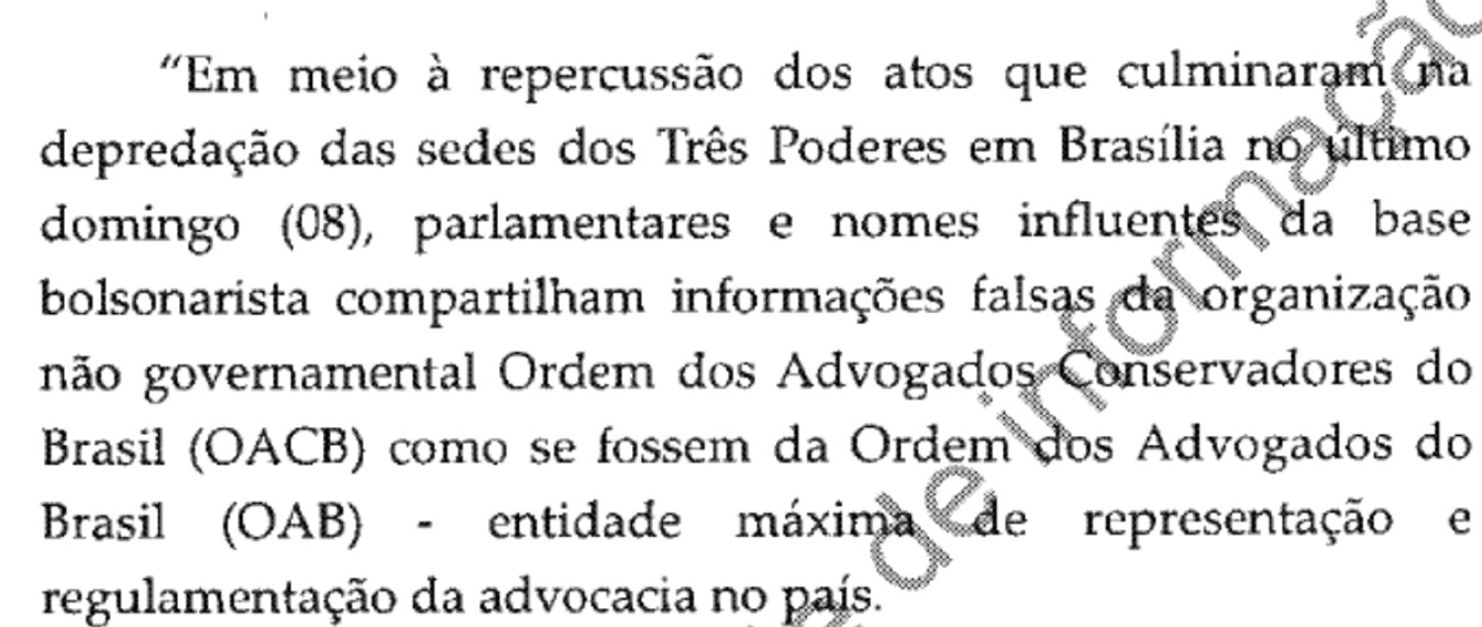 Gayer e Kicis divulgaram que notícia sobre morte da senhora veio de advogados da OAB, e não da OACB: uma letra a mais que faz toda diferença