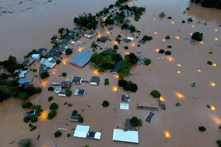 Lajeado foi uma das cidades mais atingidas pela tragédia que matou, segundo a Defesa Civil, 169 pessoas até agora (Foto: Diego Vara/Reuters)