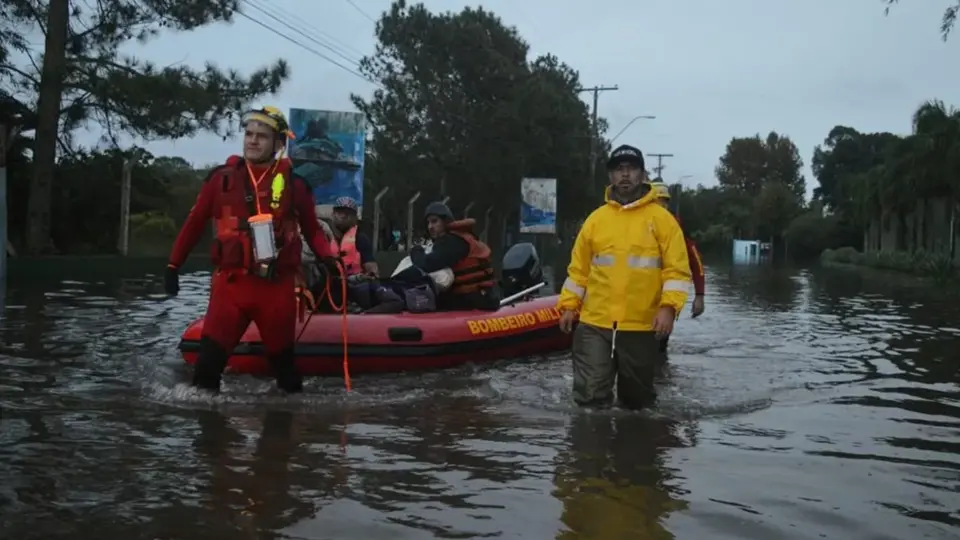 Chuva forte deixa região sul do RS em alerta para risco de novas inundações