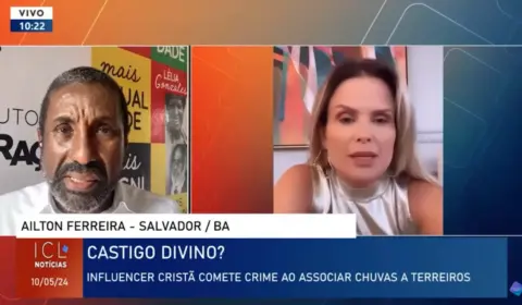 Ailton Ferreira: ‘Influenciadora comete crime ao associar tragédia no RS a terreiros’