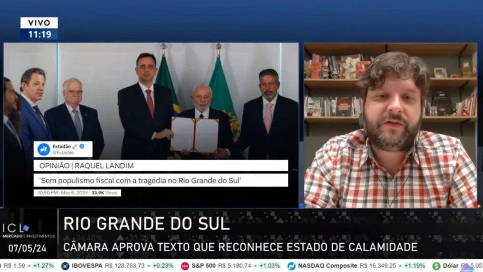 Mesmo com tragédia no Rio Grande do Sul, grande mídia não dá trégua sobre questão fiscal. Economistas do ICL comentam