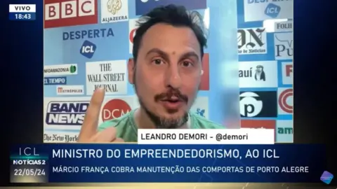 Leandro Demori: ‘Já está bastante comprovado que Porto Alegre teve um problema estrutural’