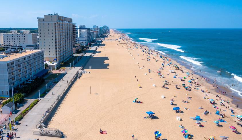 Virginia Beach, onde venda de imóvel foi recusada por compradora ser negra (Foto: reprodução)