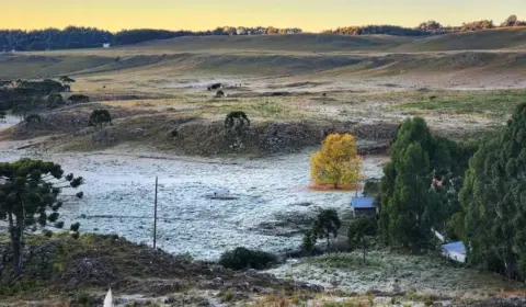 São Joaquim (SC) tem recorde de frio no ano, com -7,8° C, e sensação térmica chega a -19°C