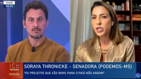 Soraya Thronicke: ‘Se as mesas de Senado e Câmara continuarem nas mesmas mãos, nós teremos impeachment do Lula’