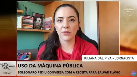 Juliana Dal Piva explica a história de Alexandre Ramagem