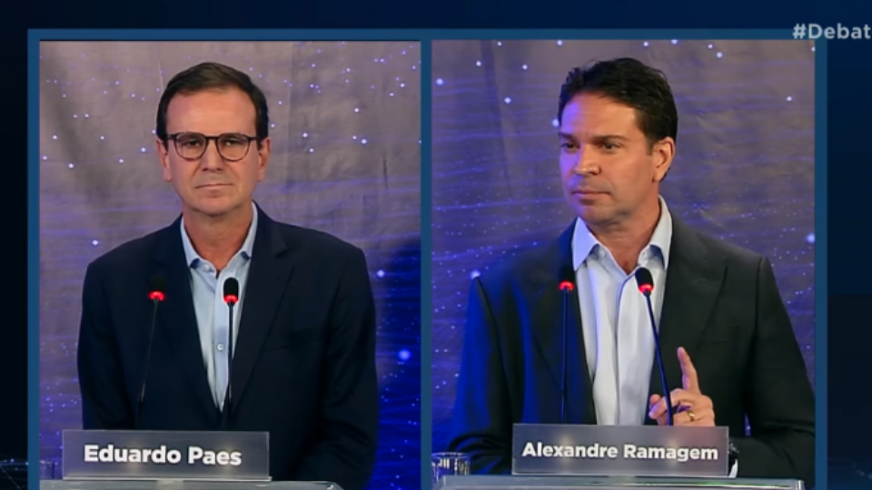 Debate no Rio tem Paes como alvo, disputa por Bolsonaro e uso de Castro como ataque