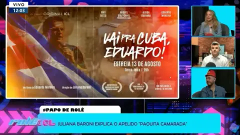 Juliana Baroni explica como surgiu a ideia do filme ‘Vai pra Cuba, Eduardo’