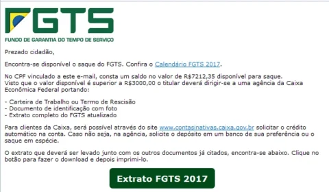 E-mail trabalhista que solicita download de arquivos pode ser fraude, alerta governo