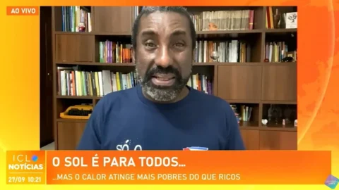 Calor afeta mais os bairros pobres do que os ricos, analisa o sociólogo Ailton Ferreira